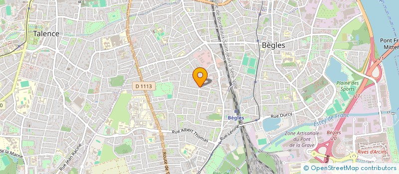 localisation de l'entreprise MONSIEUR XAVIER DORTA à BEGLES
