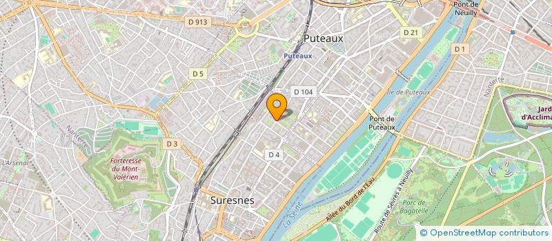 localisation de l'entreprise MONSIEUR XAVIER DORVILIER à SURESNES