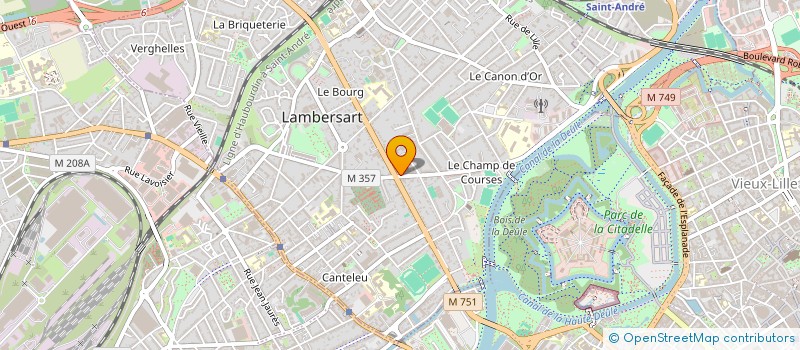 localisation de l'entreprise MONSIEUR XAVIER DOUAY à LAMBERSART