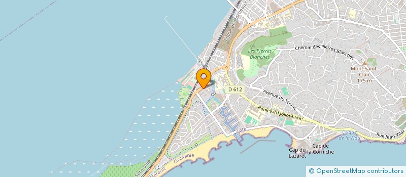 localisation de l'entreprise MONSIEUR XAVIER DRAMAILLER BONTEMPS  SETE