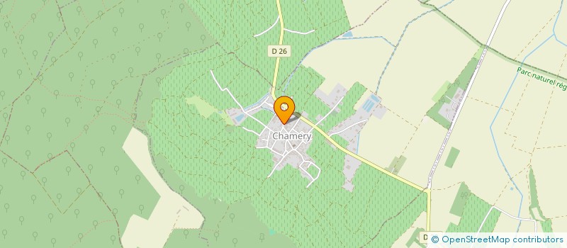 localisation de l'entreprise MONSIEUR XAVIER DRAVIGNY  CHAMERY