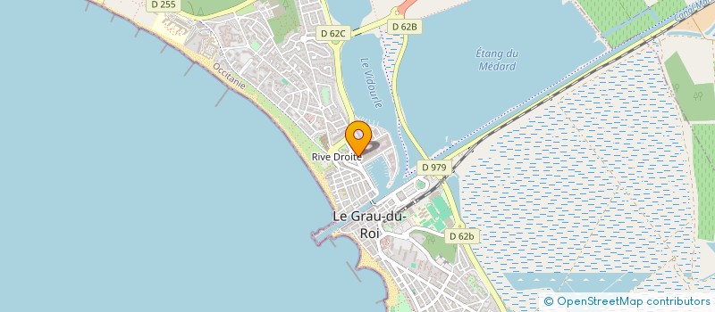 localisation de l'entreprise MONSIEUR XAVIER DRIMARACCI  LE GRAU-DU-ROI