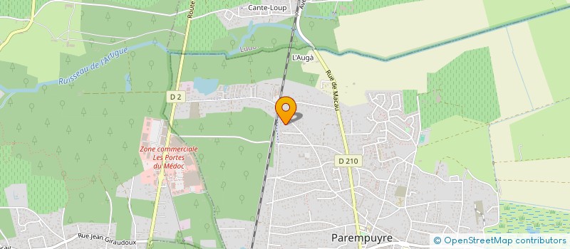 localisation de l'entreprise MONSIEUR XAVIER DRUELLE  PAREMPUYRE