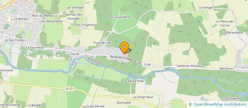 localisation de l'entreprise MONSIEUR XAVIER DU FONTENIOUX  AZAY-LE-RIDEAU