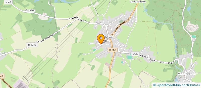 localisation de l'entreprise MONSIEUR XAVIER DUBOCAGE  AUBIGNY-LES-POTHEES