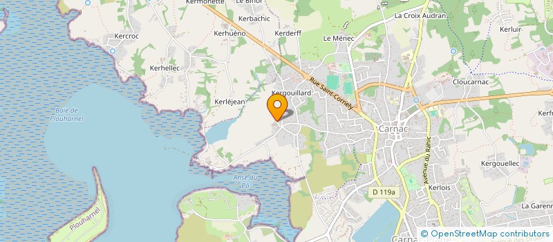 localisation de l'entreprise MONSIEUR XAVIER DUBOIS  PLOUHARNEL