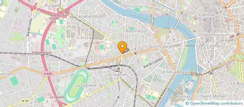 localisation de l'entreprise MONSIEUR XAVIER DUBOIS à TOULOUSE
