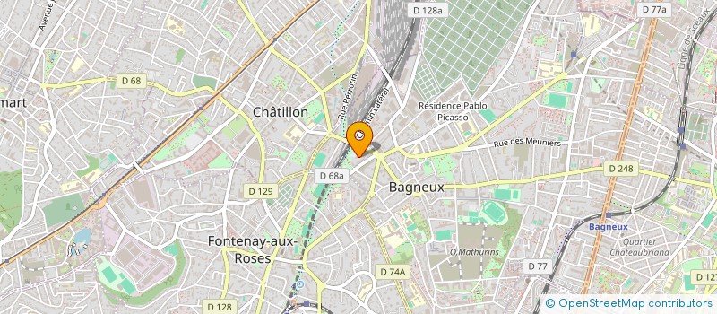 localisation de l'entreprise MONSIEUR XAVIER DUBOIS à BAGNEUX