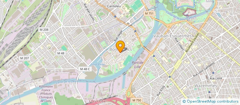 localisation de l'entreprise MONSIEUR XAVIER DUBRULLE à LILLE