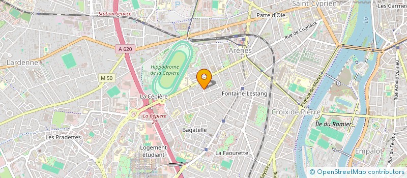 localisation de l'entreprise MONSIEUR XAVIER DUBUCS  TOULOUSE