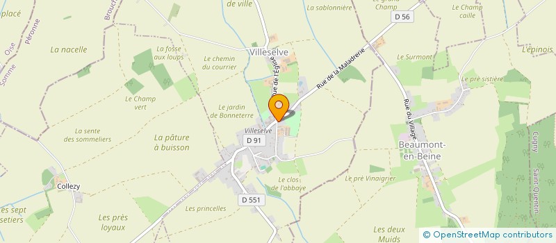 localisation de l'entreprise MONSIEUR XAVIER DUCATILLON  VILLESELVE