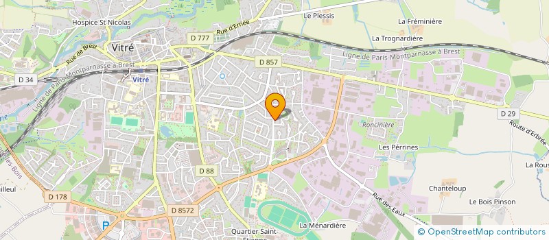 localisation de l'entreprise MONSIEUR XAVIER DUCCI  VITRE