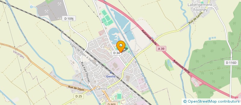 localisation de l'entreprise MONSIEUR XAVIER DUCHEZ  GENLIS