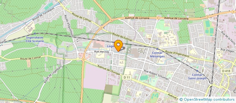 localisation de l'entreprise MONSIEUR XAVIER DUFILH  WINTZENHEIM