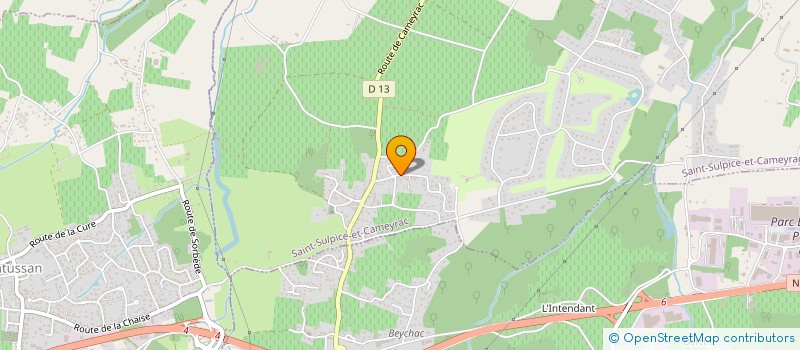 localisation de l'entreprise MONSIEUR XAVIER DUFORET  SAINT-SULPICE-ET-CAMEYRAC