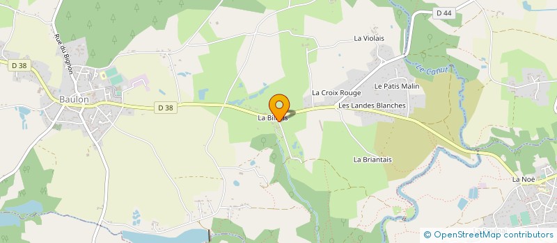 localisation de l'entreprise MONSIEUR XAVIER DUFRAIGNE à BAULON