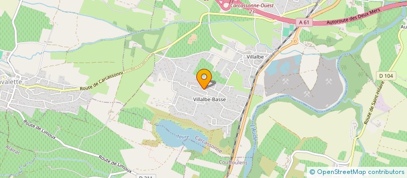 localisation de l'entreprise MONSIEUR XAVIER DUHAMEL à CARCASSONNE