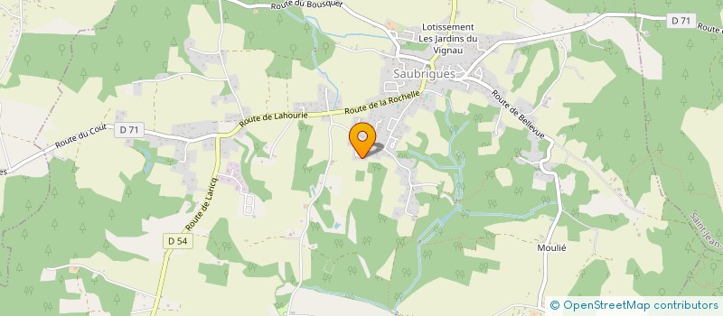 localisation de l'entreprise MONSIEUR XAVIER DULUCQ  SAINT-LON-LES-MINES