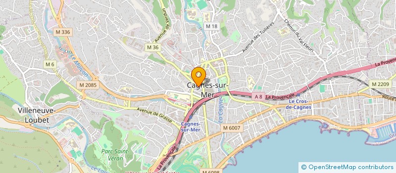 localisation de l'entreprise MONSIEUR XAVIER DUMAINE à NICE