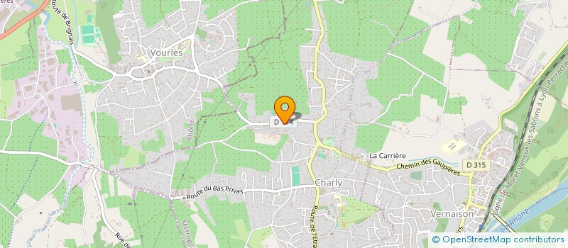 localisation de l'entreprise MONSIEUR XAVIER DUMAS  CHARLY