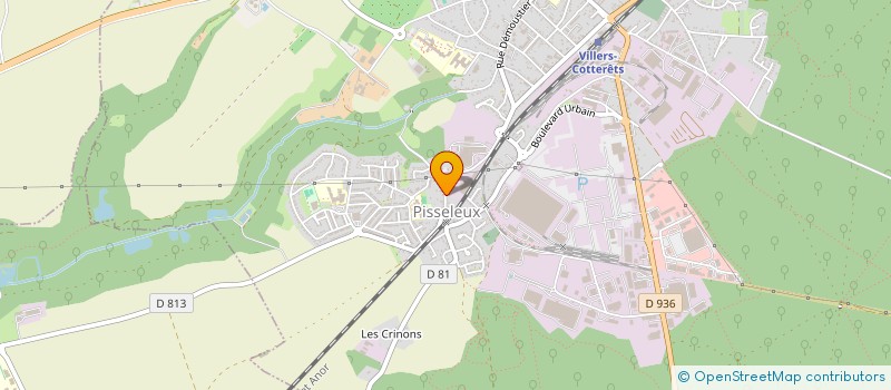 localisation de l'entreprise MONSIEUR XAVIER DUMONTEIX  VILLERS-COTTERETS