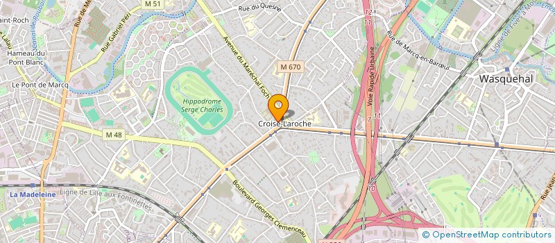 localisation de l'entreprise MONSIEUR XAVIER DUPAS à MARCQ-EN-BARŒUL