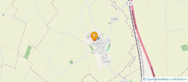 localisation de l'entreprise MONSIEUR XAVIER DUPONCHEL  LESBUFS