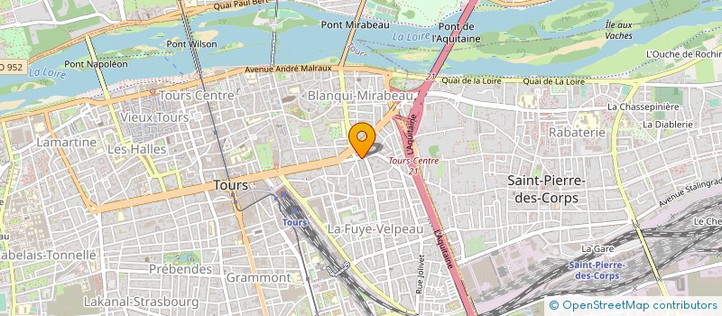 localisation de l'entreprise MONSIEUR XAVIER DUPONT à TOURS