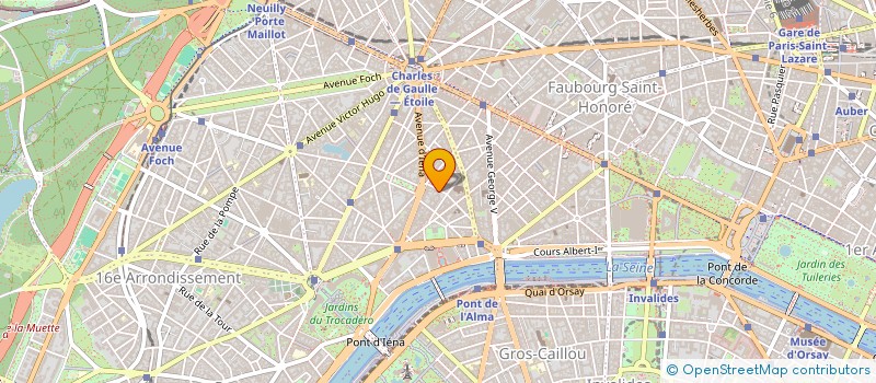 localisation de l'entreprise MONSIEUR XAVIER DUPONT à PARIS