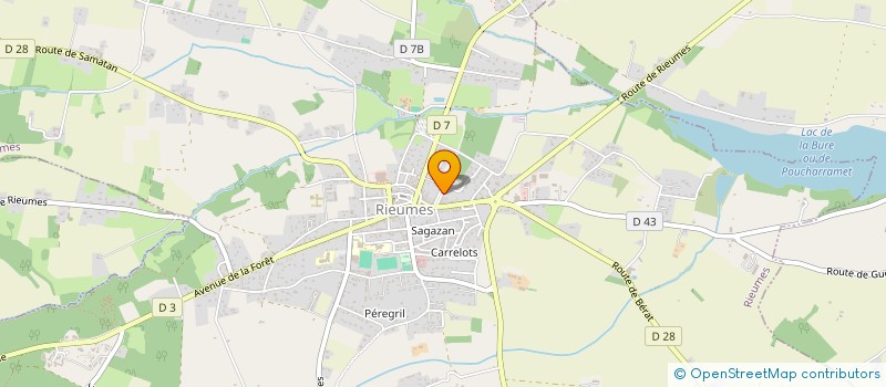 localisation de l'entreprise MONSIEUR XAVIER DUPONT  FONTAINES-D'OZILLAC