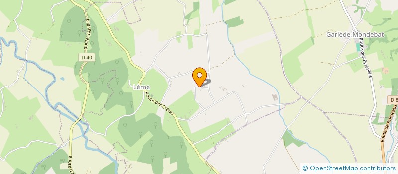 localisation de l'entreprise MONSIEUR XAVIER DUPOUY  GARLEDE-MONDEBAT