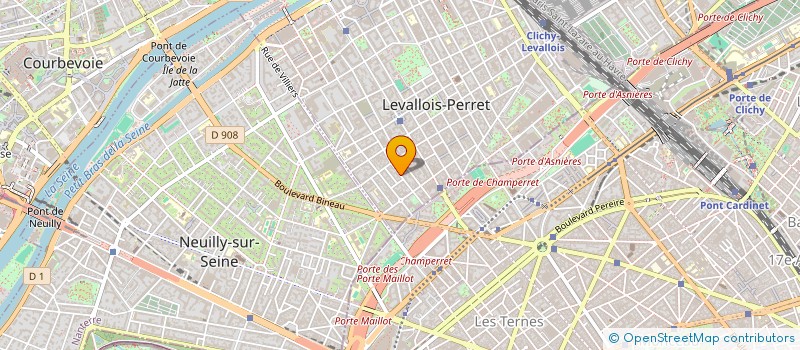 localisation de l'entreprise MONSIEUR XAVIER DUPUY à LEVALLOIS-PERRET