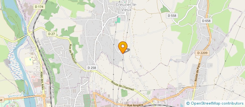 localisation de l'entreprise MONSIEUR XAVIER DURANTON à CREUZIER-LE-VIEUX