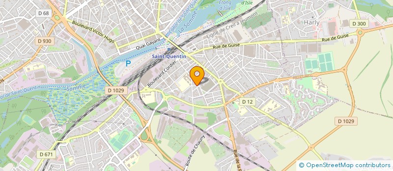localisation de l'entreprise MONSIEUR XAVIER DURIEUX à SAINT-QUENTIN