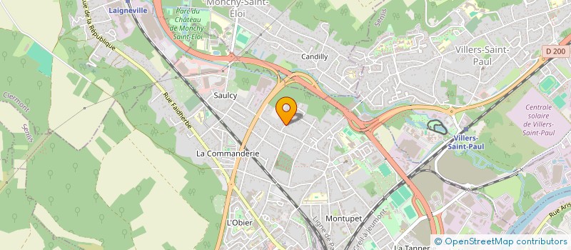 localisation de l'entreprise MONSIEUR XAVIER DURINDEL  NOGENT SUR OISE