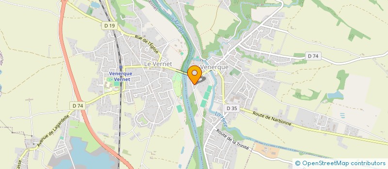 localisation de l'entreprise MONSIEUR XAVIER DUTOUQUET à VENERQUE