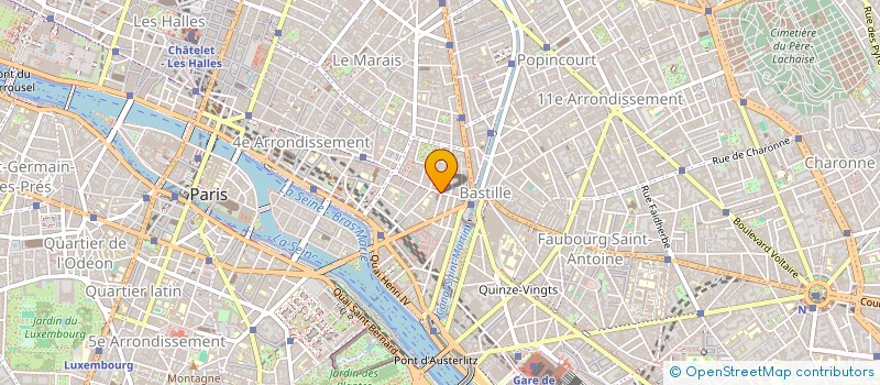 localisation de l'entreprise MONSIEUR XAVIER DUVERNAY  PARIS