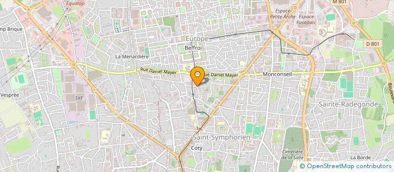 localisation de l'entreprise MONSIEUR XAVIER EDELSTEEN à TOURS