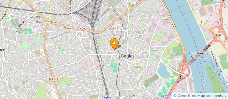 localisation de l'entreprise MONSIEUR XAVIER ELLUARD à BEGLES