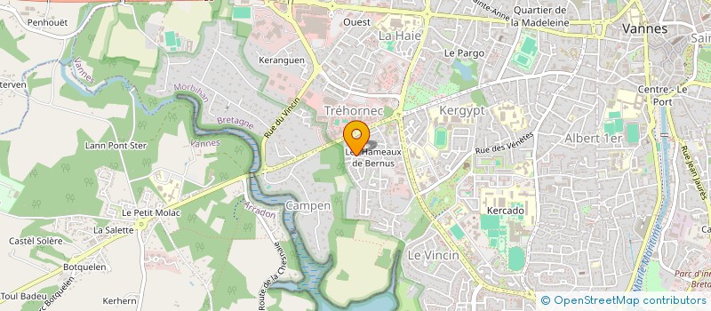 localisation de l'entreprise MONSIEUR XAVIER EMANUELLI à VANNES