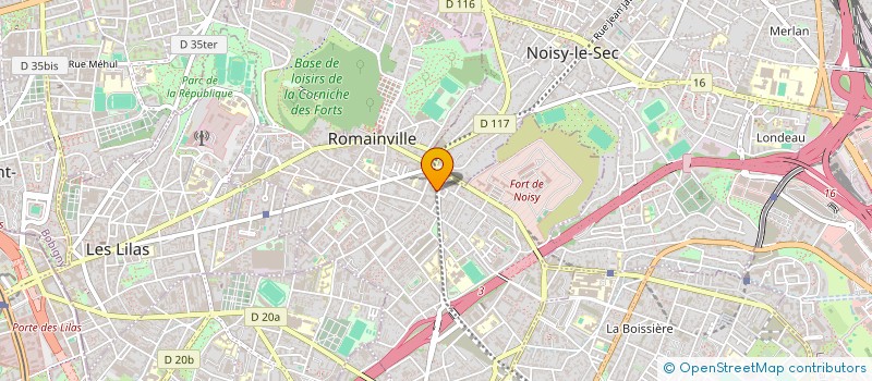 localisation de l'entreprise MONSIEUR XAVIER EOUZAN-WOLLENDORF à ROMAINVILLE
