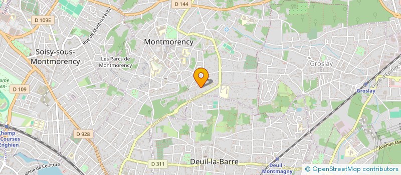 localisation de l'entreprise MONSIEUR XAVIER ERPELDING  MONTMORENCY