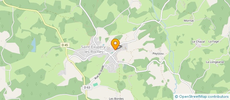 localisation de l'entreprise MONSIEUR XAVIER ESPIEUSSAS  SAINT-EXUPERY-LES-ROCHES