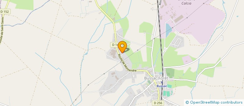 localisation de l'entreprise MONSIEUR XAVIER ESPINAR  BUSSAC-FORET