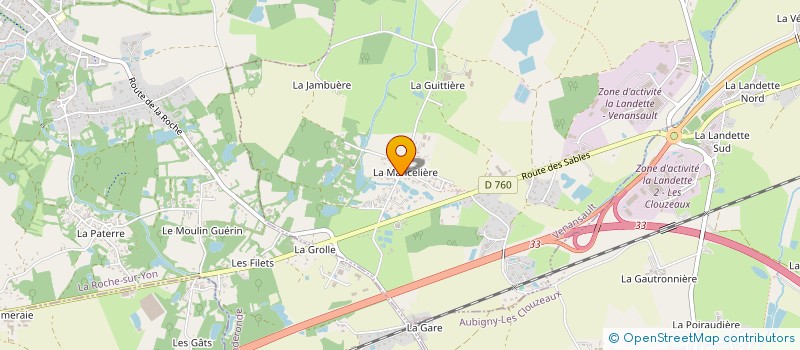 localisation de l'entreprise MONSIEUR XAVIER ETIENNE  VENANSAULT