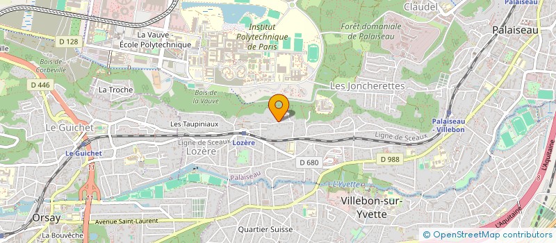 localisation de l'entreprise MONSIEUR XAVIER FACQUEUR à PALAISEAU