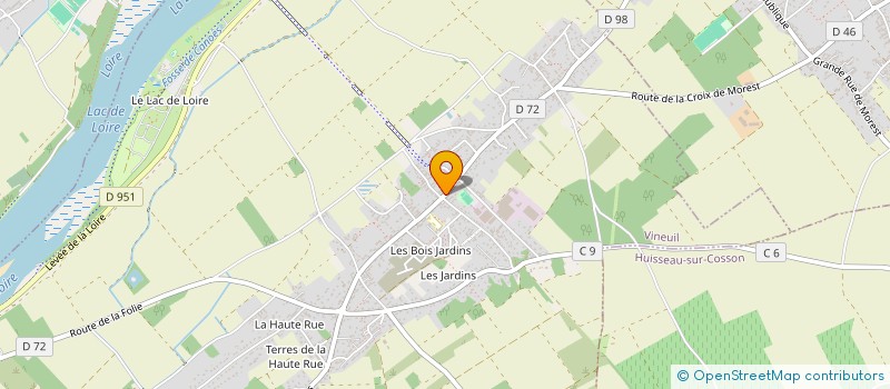 localisation de l'entreprise MONSIEUR XAVIER FARNIER à VINEUIL