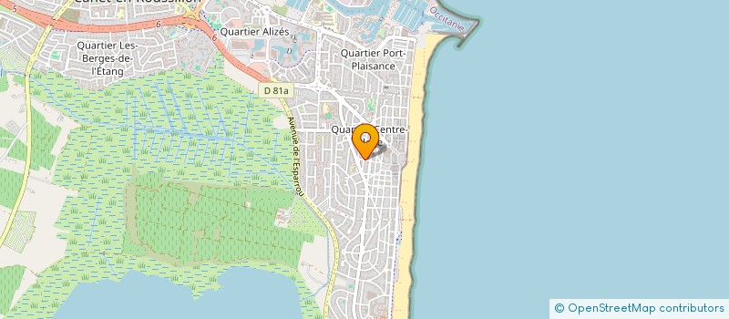 localisation de l'entreprise MONSIEUR XAVIER FAUCHOIT  CANET-EN-ROUSSILLON