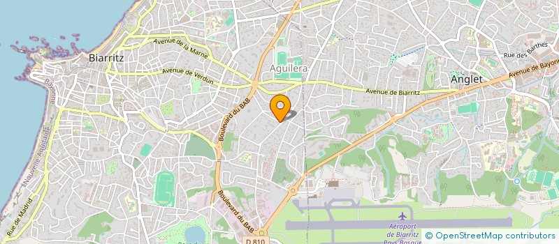 localisation de l'entreprise MONSIEUR XAVIER FAVOREU  BIARRITZ