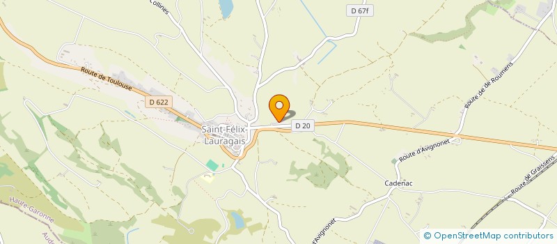 localisation de l'entreprise MONSIEUR XAVIER FAVREAU  SAINT-JULIA